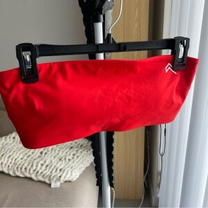 NWT Oner Active Unified Micro Bandeau Bralette Size L in Muscle Mommy Red